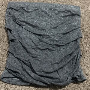 Elegant Gray Sleeveless Top